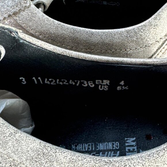 MEPHISTO Yael Soft-Air Sneaker In Dark Taupe Pipa 4665 Size 6.5 - Picture 7 of 9